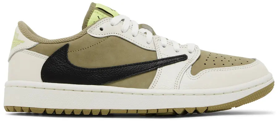 Jordan 1 Retro Low Golf Travis Scott Neutral Olive