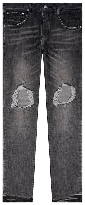 Purple Brand Grey Dirty Blowout Jean Black