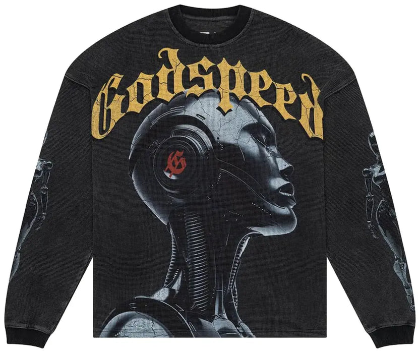 Godspeed Alexa Thermal Long-Sleeve 'Black Wash'