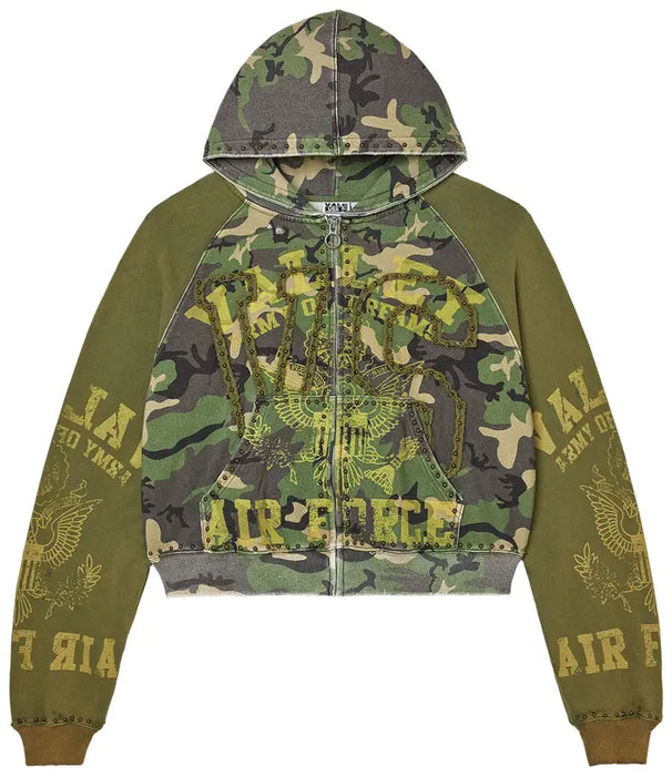 Vale Forever Terrain Zip Up 'Green/Yellow’