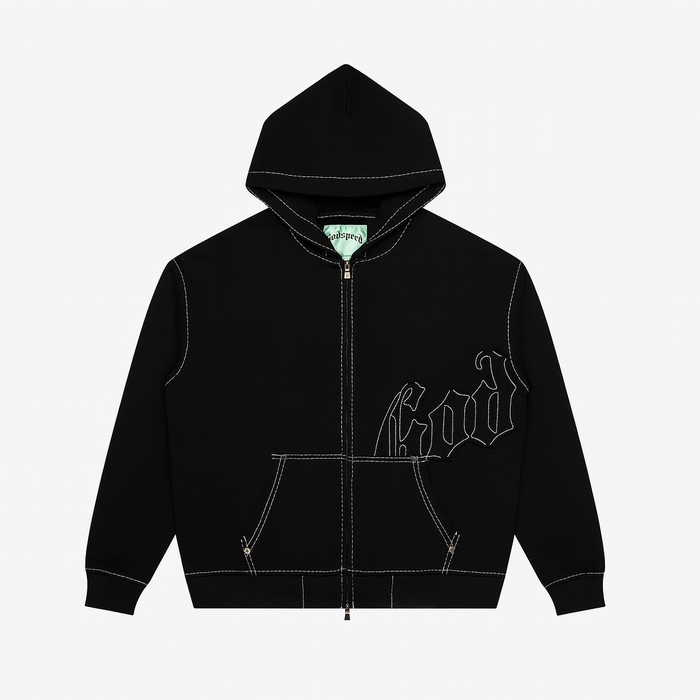 Godspeed OG Logo Hoodie Stitched (Black)