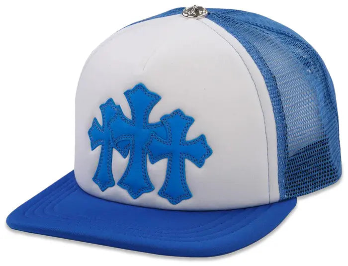 Chrome Hearts Cemetery Trucker Hat 'Blue'