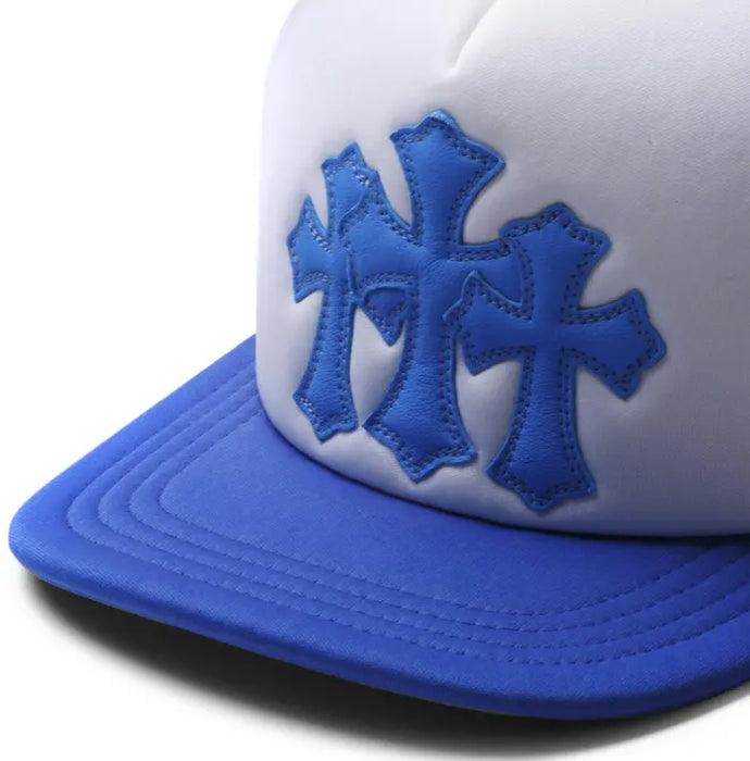 Chrome Hearts Cemetery Trucker Hat 'Blue'