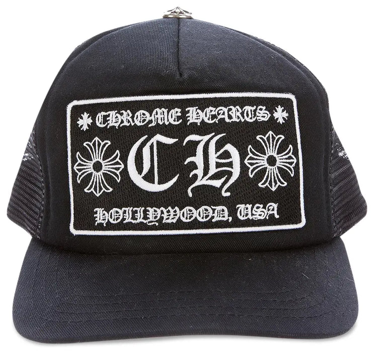 Chrome Hearts Ch Hollywood Trucker Hat 'Black'