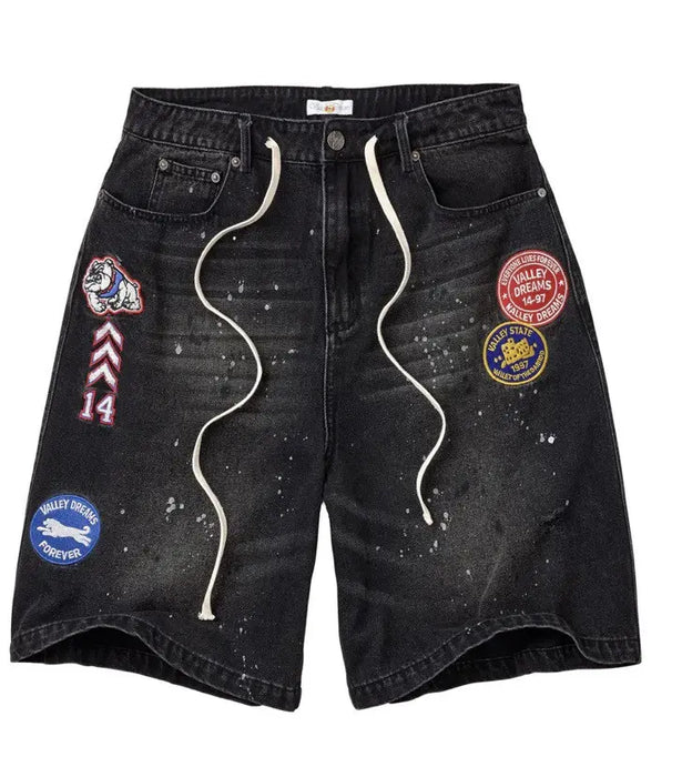 Vale Forever Paradise Jorts Black